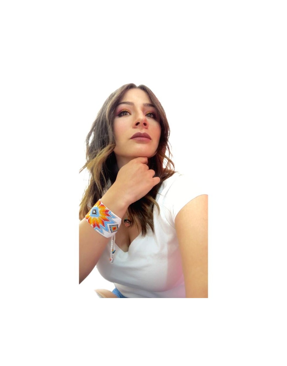 Manilla Sol Naciente | Brazalete artesanal Miyuki hecho a mano en telar– Meraki Accesorios