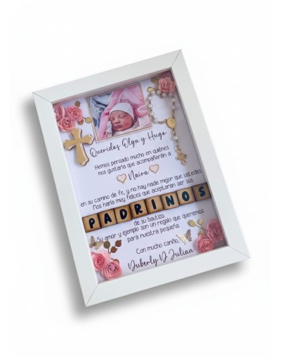 Padrinos, los elegidos con el corazón” – Cuadro anuncio