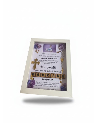 Padrinos, los elegidos con el corazón” – Cuadro anuncio