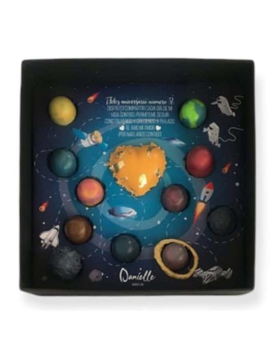 Galaxia de chocolate Love personalizada