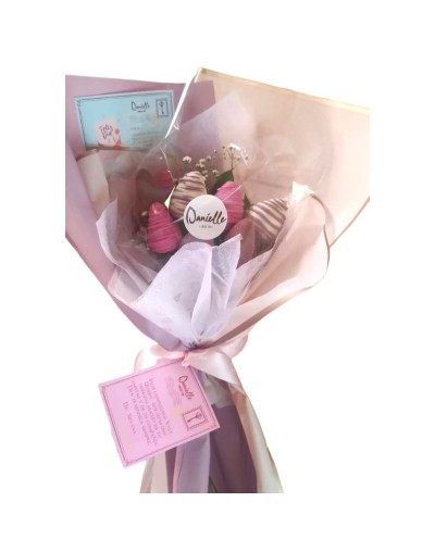 Ramo fresas con chocolate personalizado