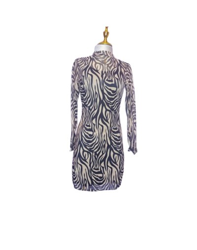Vestido animal print