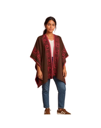 RUANA ABIERTA CARACOL