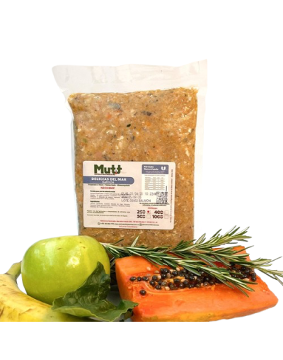 Mutt Delicias del Mar Salmón 250g – Comida Natural para Perros