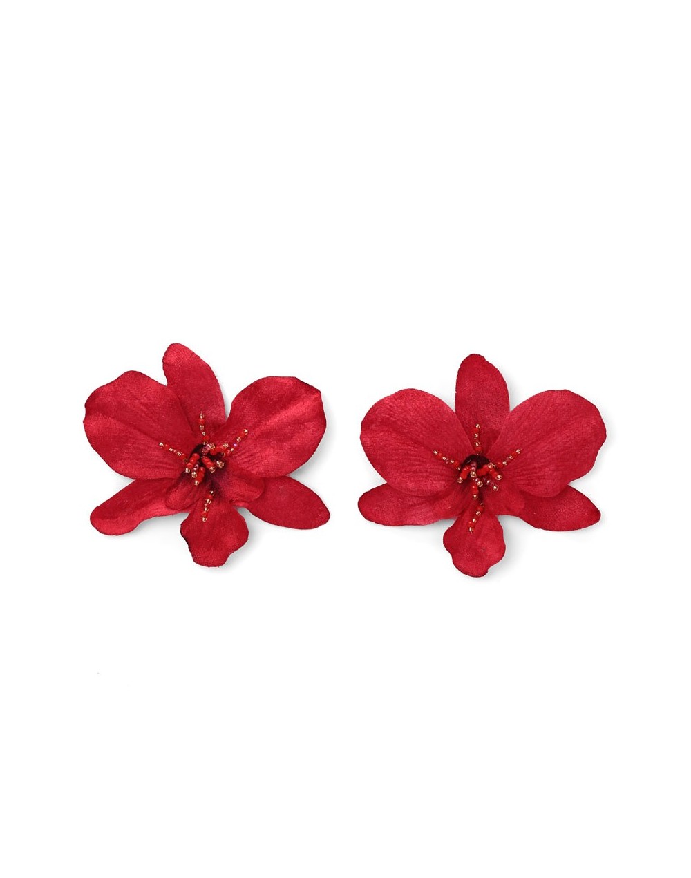 Aretes Veleña Rojo