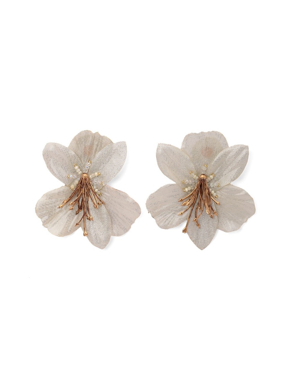 Aretes Bellezana Blanco