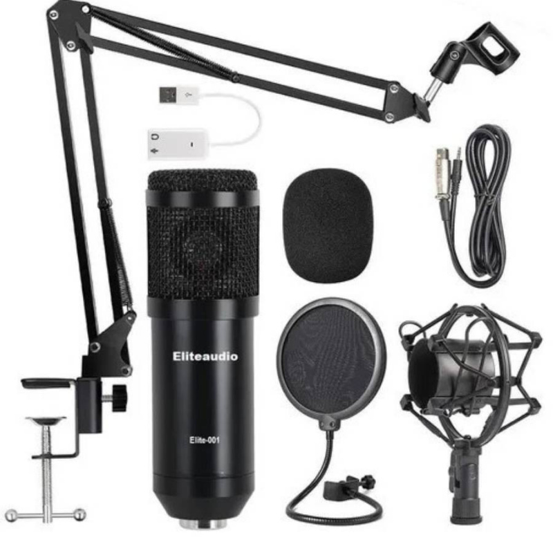 Micrófono de condensador unidireccional Elite Audio
