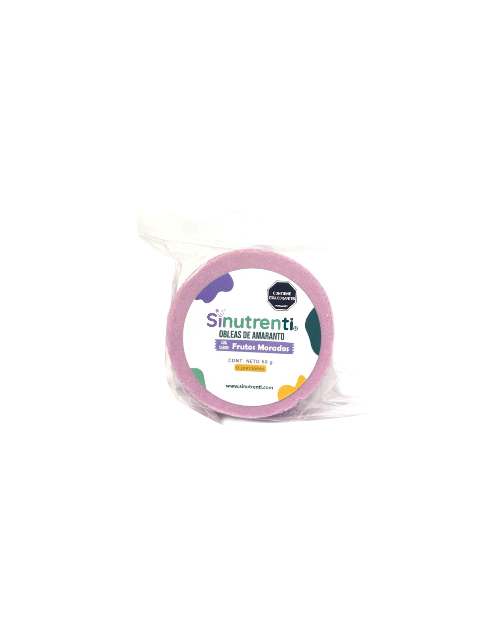Obleas de amaranto sabor a Frutos Morados