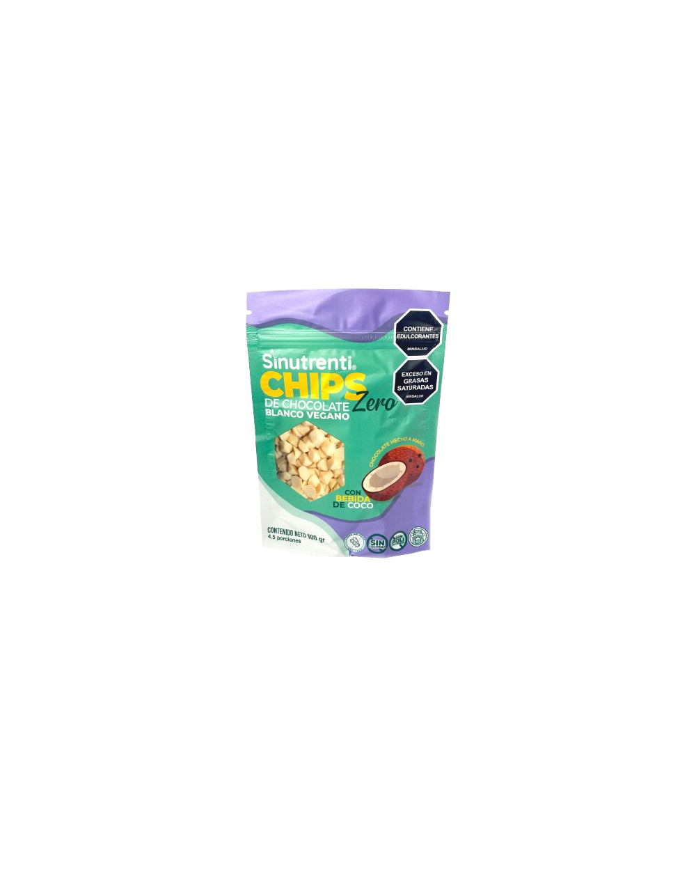 Chips de Chocolate blanco Vegano 100gr