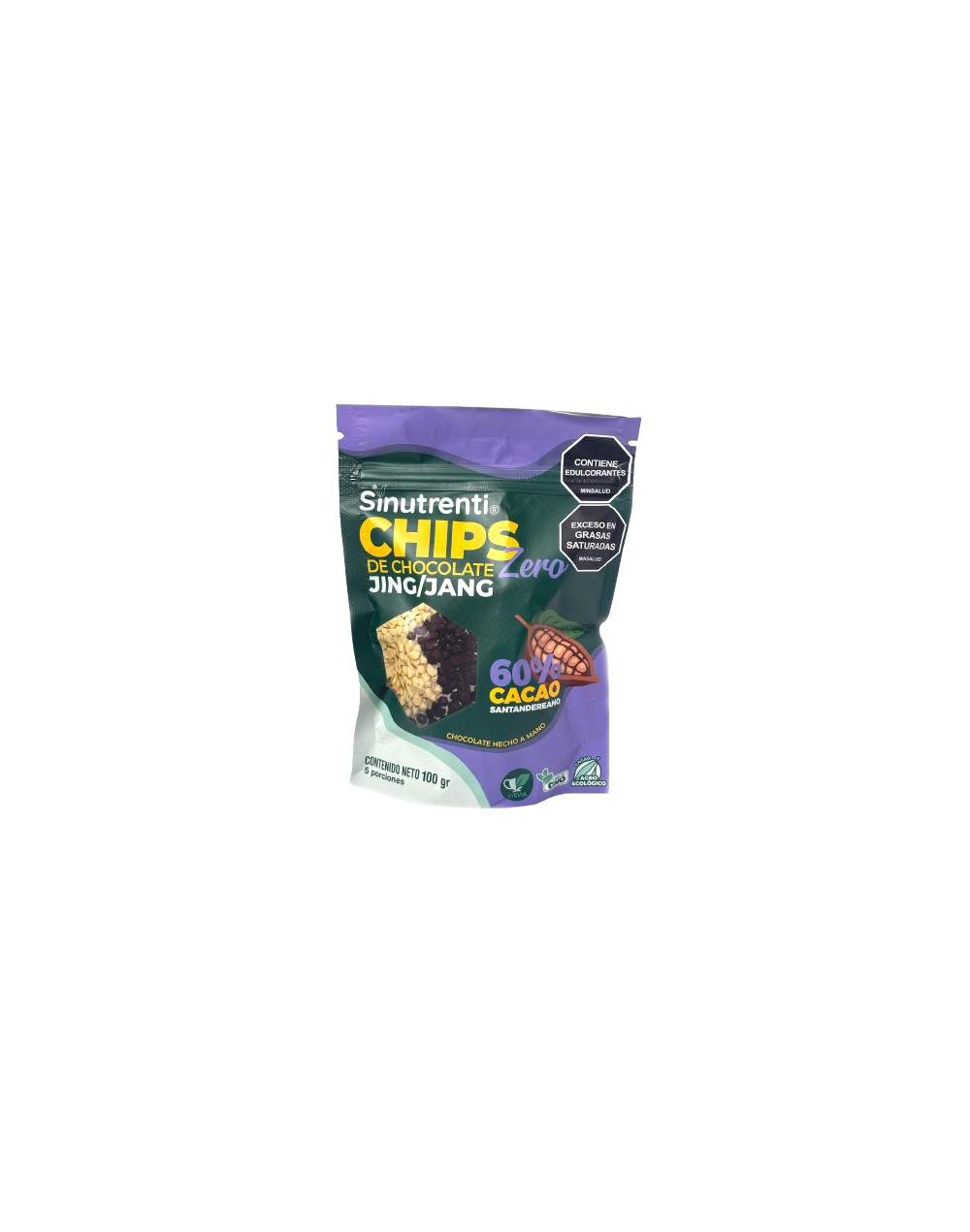 Chips de chocolate Jing Jang 100gr