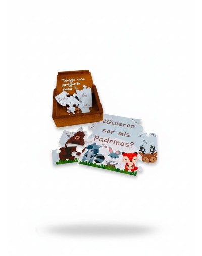 Rompecabezas Sorpresa para Padrinos – Personalizado