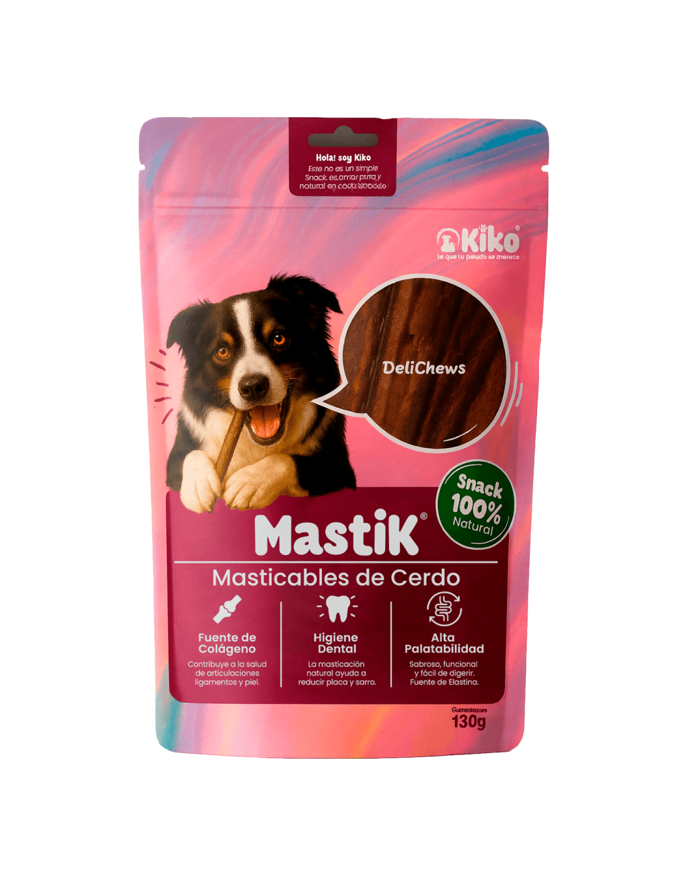 MastiK: snack natural para perros hecho con viril de cerdo deshidratado. Seguro, sin químicos y perfecto para aliviar estrés y e