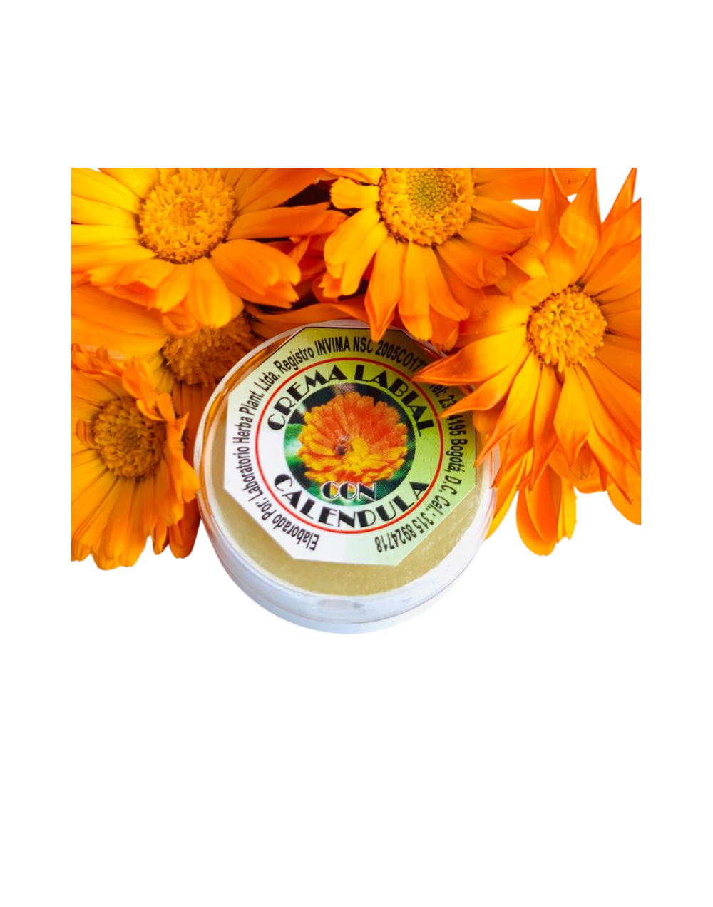 Crema Labial de Caléndula