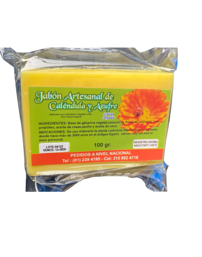 Jabòn de Calèndula y Azufre