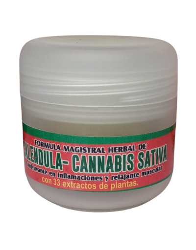 Crema Helbal de Caléndula y Canabis