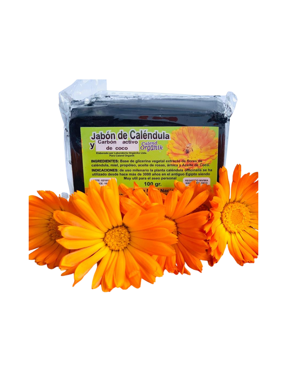 Jabòn de Ceniza de Coco con Carbón Activo