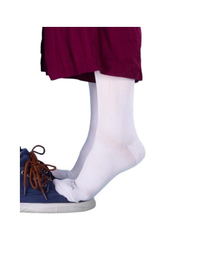 Medias de Compresión Clásicas Blanca