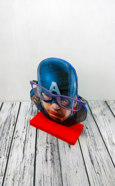 Portagafas Capitán América  Viverarte