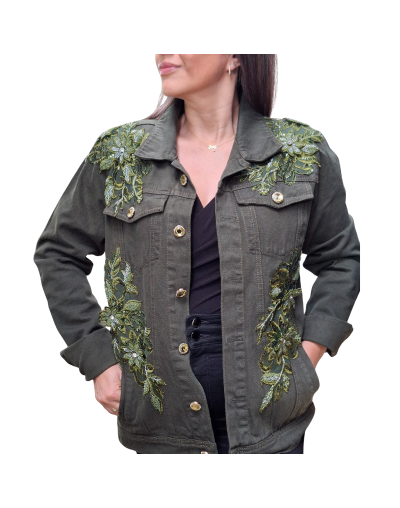 Chaqueta Flor de Jade