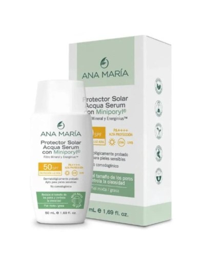 ANA MARIA PROTECTOR SOLAR ACQUA SERUM CON MINIPORYL 50ML