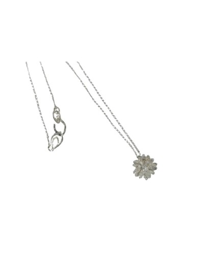 Collar en plata ley 9.25, dije en plata ley 9.50 Tissu Design