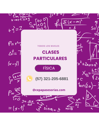 Profesor de física online y a domicilio en Bogotá