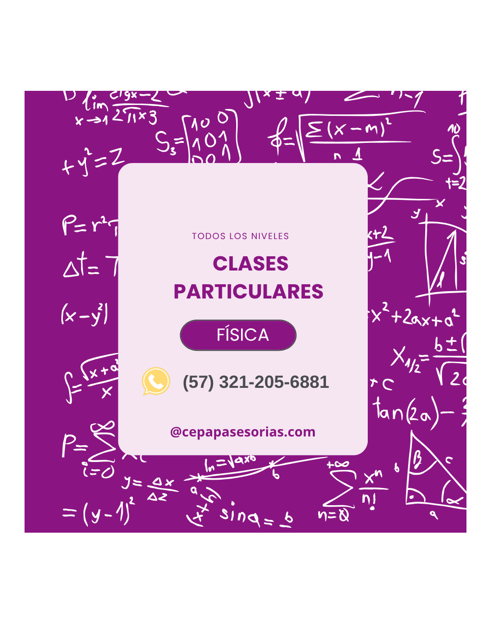 Profesor de física online y a domicilio en Bogotá