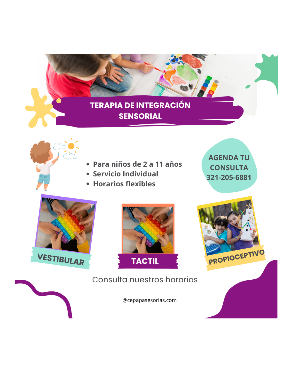 Terapia ocupacional con integración sensorial Bogotá