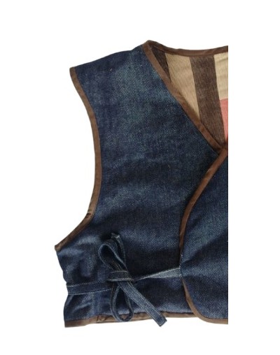 Chaleco cosecha en patchwork 