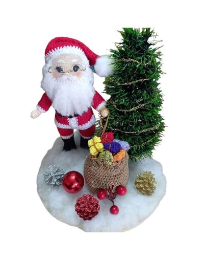 Santa Claus, tejido a mano 