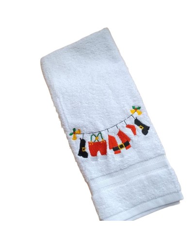 Toalla Tendedero Santa