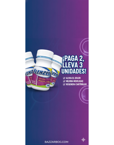 Flexzed Cápsulas PROMO 3x2: Articulaciones, Dolor y Movilidad