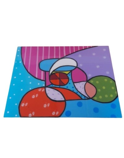 Combo Navideño Individuales x6 + Portavasos x6 + Caja Servilletera – MDF Resinado