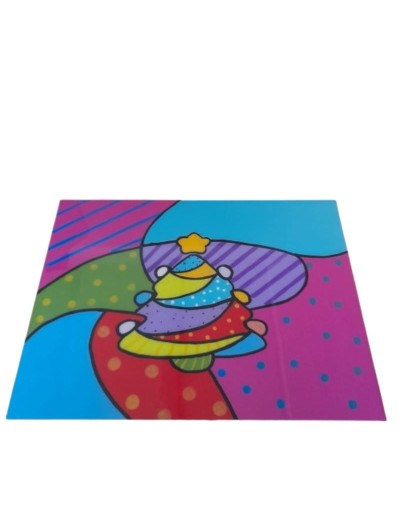 Combo Navideño Individuales x6 + Portavasos x6 + Caja Servilletera – MDF Resinado