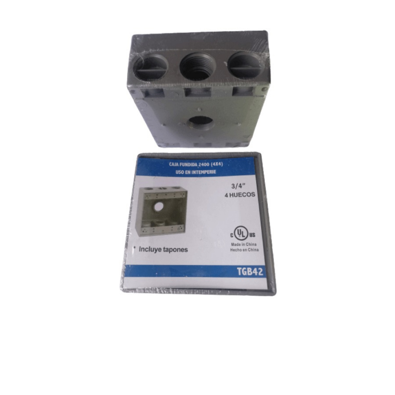 Caja aluminio t/rawelt 2400 4x4 4 salidas 3/4