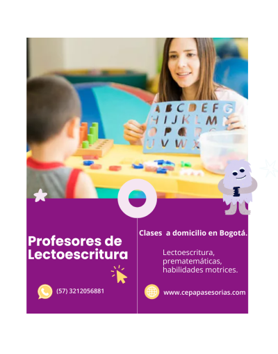 Clases de Lecto Escritura para niños 