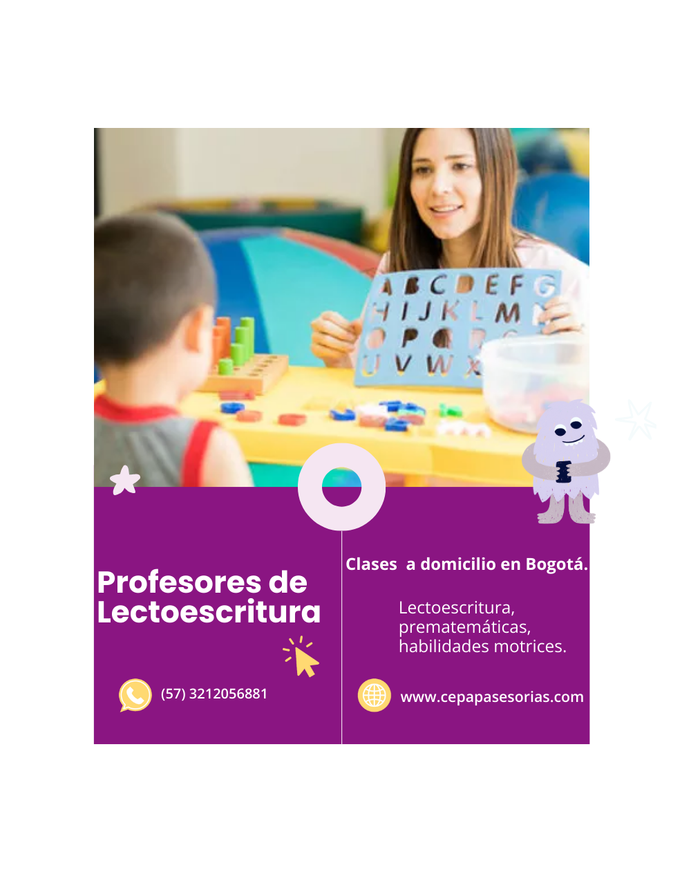 Clases de Lecto Escritura para niños 