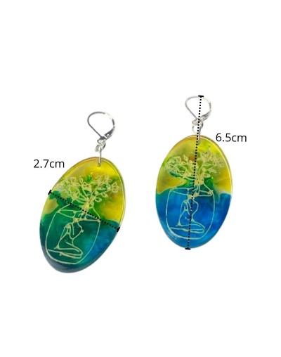 Aretes Mujer en Florero - Transparentes | Plata 925 | Mujerón ON!