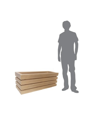 Jardinera Polietileno 90 cm | Diseño Versátil y Ligero | Tumatera