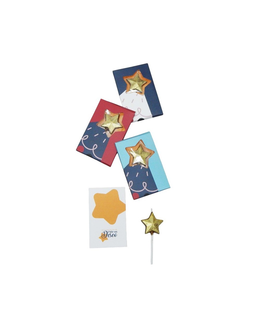 Vela de los Deseos de Chocolate | Estrella chocolate Artesanal