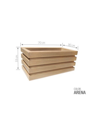 Jardinera Polietileno 70 cm | Compacta y Moderna | Tumatera