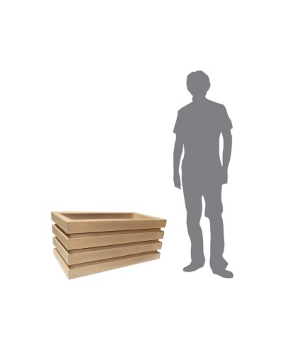 Jardinera Polietileno 70 cm | Compacta y Moderna | Tumatera