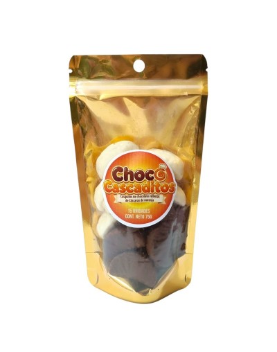 Cascaditos: Casquitos de Chocolate y Naranja Confitada