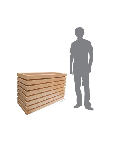 Jardinera Polietileno 100x60: Solución Ligera para Proyectos | Tumatera