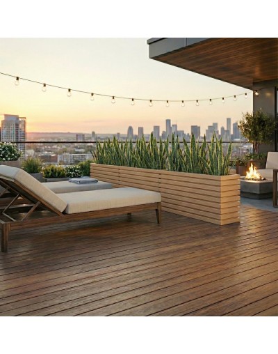 Jardinera Polietileno 100x60: Solución Ligera para Proyectos | Tumatera