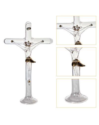Cristo cruz soplada