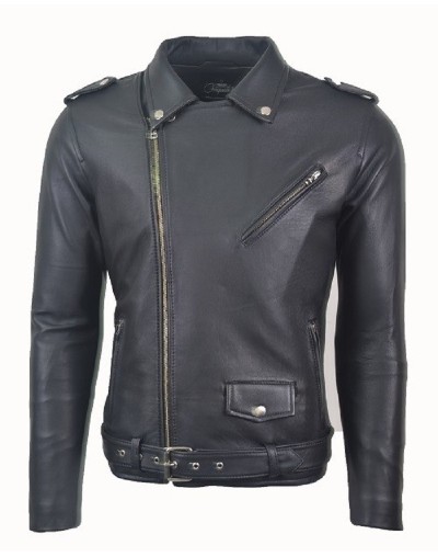 Chaqueta en cuero Bison la chaqueteria 