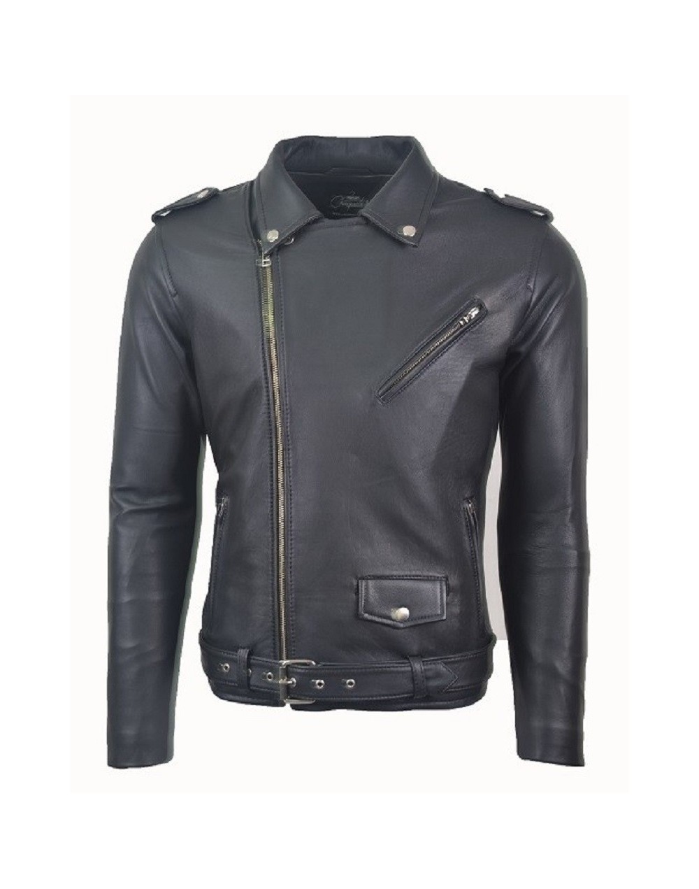 Chaqueta en cuero Bison la chaqueteria 