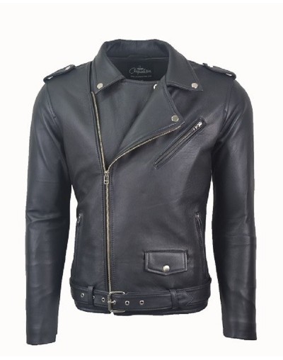Chaqueta en cuero Bison la chaqueteria 
