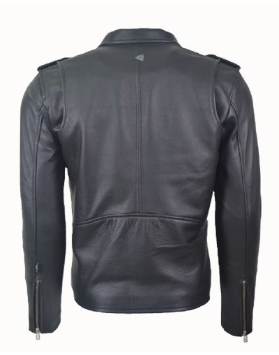 Chaqueta en cuero Bison la chaqueteria 